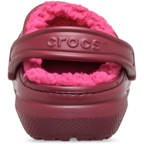 Image of Crocs Unisex-Adult 205324-643 Classic Lined Graphic Ii Clog Black Size:, Beetroot, 7 US Men / 9 US Women