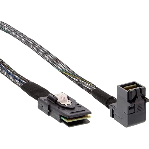 Câble Mini SAS HD SFF 8643 vers SFF 8087 InLine 1m avec bande sideband