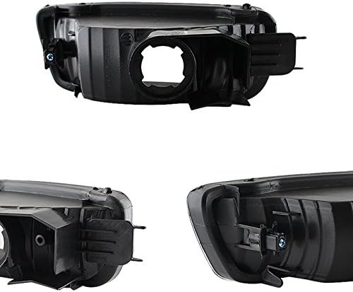 Miniatura 5 de AKKON - Para faros delanteros negros 01-04 Toyota Tacoma Pickup Truck Faros delanteros + Luces de señal de esquina Juego de 4 piezas