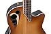 Ovation CDX40-PB-G Celebrity Elite Deluxe CDX40 Electric Acoustic Guitar Solid Spruce Top Deep Contour Lyrachord Body Peach Burst Satin