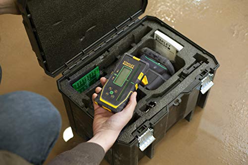 Stanley FatMax Rotary Laser Receiver for Green Laser Large Working Range: Diameter 600 m, Radius 300 m, 2 Accuracy Levels - Image 3