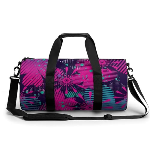 Gym sac de sport papillon rose voyage camping randonnée duffel