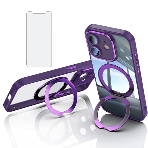 Coque iPhone 12 violette idéale pour regarder vos vidéos en voyage