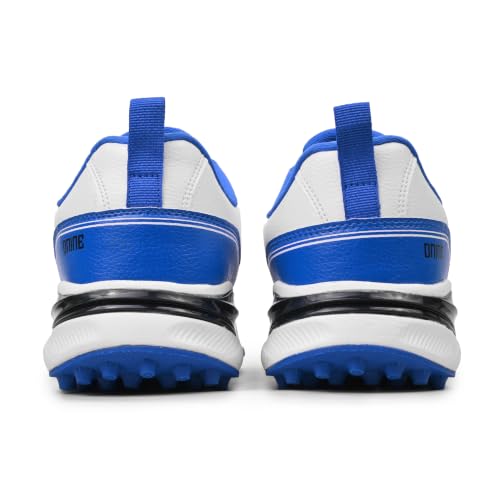 Image of DNINE Performer,Men, Rubber Studs Cricket Shoe White /Red|White /Lemon & White /Blue