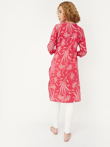 Image of Max Women's Cambric Regular Fit Casual Kurta