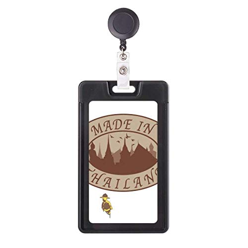 Porte-badge rétractable Thaïlande anti-perte pour carte de cantine