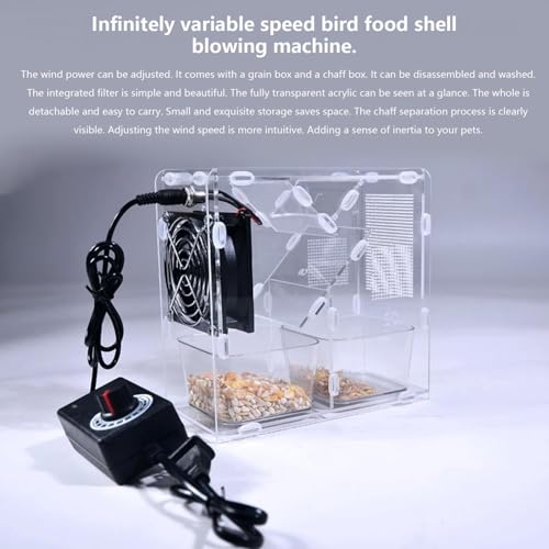 Tamis à graines oiseaux et machine à décortiquer pour conures et perruche - 5
