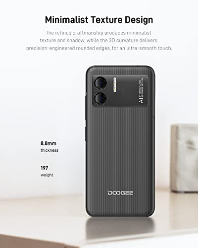 DOOGEE X98 Pro Teléfono Móvil Libre, 9GB+64GB(Ampliado a 1TB), Cámara 13+2+8 MP+8MP Front, Smartphone Android 12, Batería 4200mAh, OTG Dual SIM 2.4G/5G WiFi