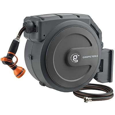 Giraffe Tools Retractable Garden Hose Reel
