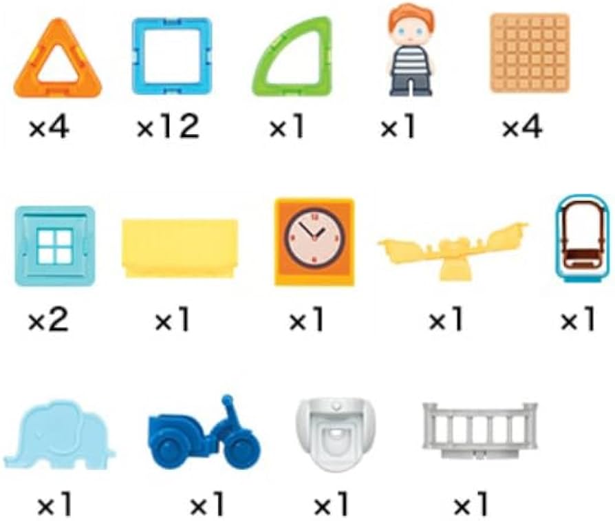 Amazon.co.jp: ボーネルンド マグ・フォーマー (MAGFORMERS) プレイ