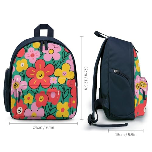 Blooming Flowers Mini Backpack Light Weight Small Travel Backpack Shopping Travel Daypack2