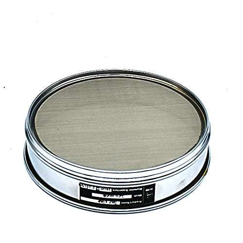 Sito laboratoryjne, Sito laboratoryjne, sito testowe, standardowe do kontroli próbek, Farmakopea, 304, siatka filtracyjna SUS, chromowana rama R20 cm, otwór 0,0385 mm