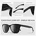 Polarized Sunglasses for Men and Women - Classic Fashion Sun Glasses Shades for Driving, Outdoor Sports, and Daily Wear UV400 Protection