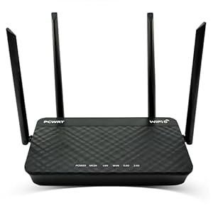 Router WiFi 6 PW-AX1800 de largo alcance con soporte VLAN, compatible con OpenVPN para servicios como ExpressVPN, router de doble banda, cliente/servidor VPN, controles parentales, bloqueo de anuncios, Gigabit Ethernet