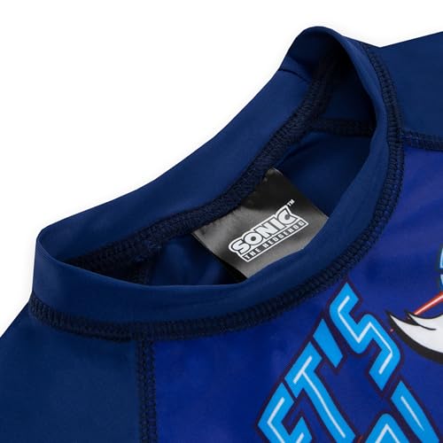 Maiô Sonic para meninos | Conjunto de 2 peças para meninos | Roupa de banho para meninos para o verã