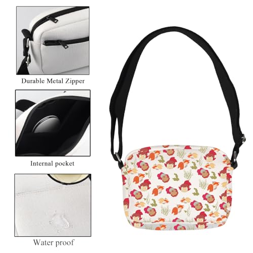 Anime Crossbody Purse Animated Movies Inspired Gift for Ponyo Lovers Fans Gift Ponyo and Sosuke Gift Anime Cross body Bag3