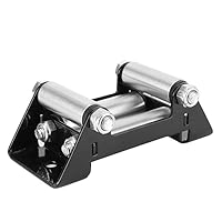 Seilwinde Roller Fairlead, Side-by-Side Seilführung für Windenrolle, 125 mm/5 Zoll Lochabstand Hochleistungs Universal-Seilführung, Fahrzeugzubehör für ATV/UTV Winden