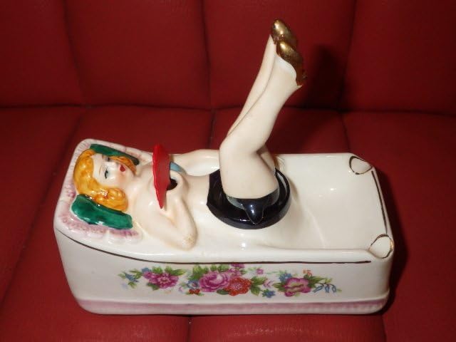 Amazon.co.jp: 50'Sピンナップガールアシュレイ灰皿ギミックビンテージ