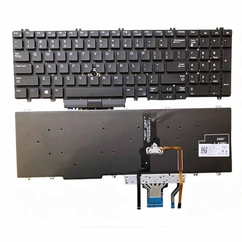 For DELL Precision 7530 7730 E7530 7740 7540 M7530 P74F�C�������p�m�[�g�p�\�R�� �L�[�{�[�hJP���{��o�b�N���C�g