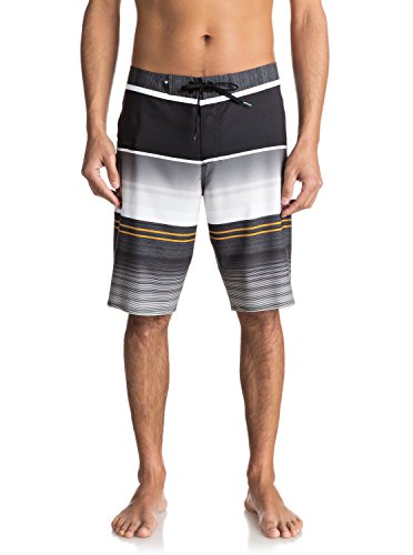 Quiksilver Men's Everyday Stripe Vee 21 Boardshort, Tarmac, 36