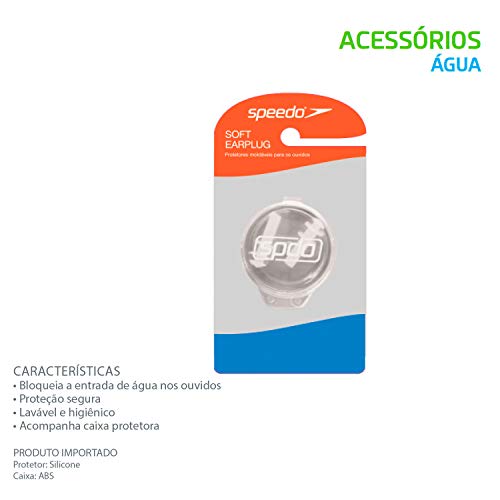 Protetor De Ouvido Speedo Unissex Único Cristal