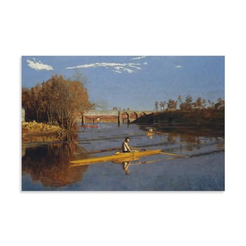 Lienzo de Thomas Eakins para decorar tu sala de estar u oficina con estilo náutico moderno
