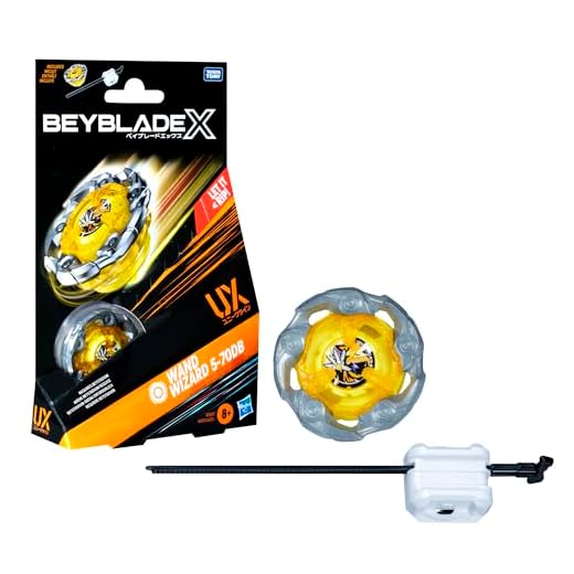 Beyblade X Starter Pack Wand Wizard 5-70DB UX avec toupie et Lanceur