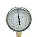 DuraChoice 2" Oil Filled Vacuum Pressure Gauge - Stainless Steel Case, Brass, 1/4" NPT, Lower Mount Connection, 30HG/15PSI