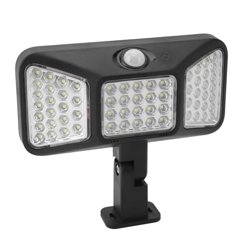 Lampada da Parete Solare Sensore di Movimento Sensibile Alla Luce da per Esterni a LED Multifunzionale Impermeabile con Illuminazione Grandangolare per Ponti