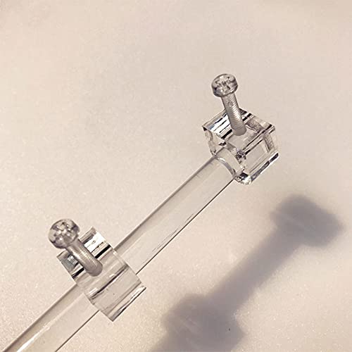 tooloflife 200mm Transparent Acrylic Cabinet Drawer Pulls Modern Cabinet Handle Bar Furniture Door Knobs T Bar Handle - Image 3