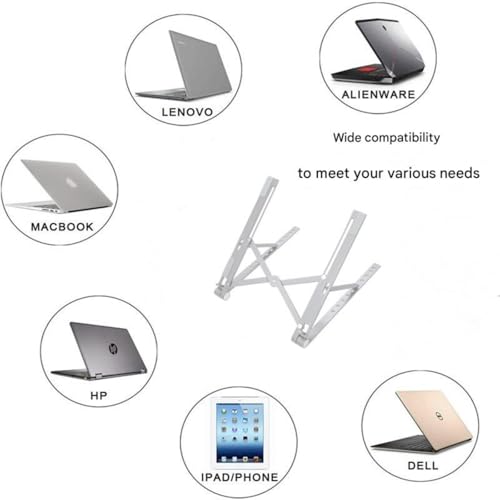 Soporte para Laptop de Aleación de Aluminio Ajustable miniatura 5