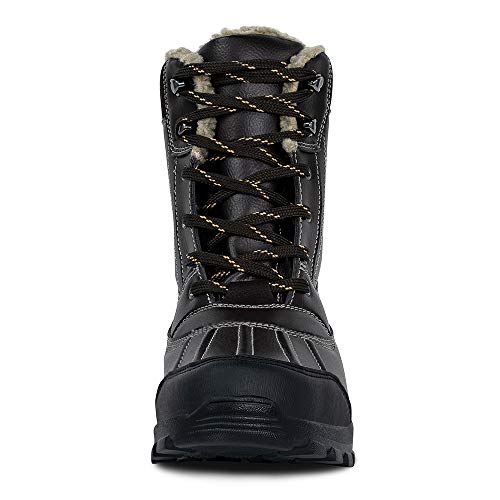 Hzstay Mens Waterproof Snow Boots，Hiking Bean Hiker Walking Ankle Boots #TOP1