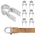Horse Panel Clamps for Wood Boards – 1-5/8” Corral Panels, Heavy-Duty Galvanized, Attach Lumber to Horse Stalls & Round Pens, 8-Pack