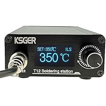 STM32 V3.1S T12 Soldering Station OLED Temperature Controller Electronic Welding Iron Tips Handle Aluminum Alloy Case Power DIY Aluminum Alloy Handle Equipments 110V T12 Iron Tips K ILS D24