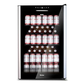 Cervejeira Eos Bierhaus 115 Litros Frost Free com Compressor Porta de Vidro e Acabamento em Inox Ece131 110v