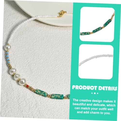 Collier de perles colorées femmes fini les bijoux ternes