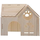 Abri pour hamster – cette maison a une apparence et offre non seulement des espaces de jeu et de repos pour les hamsters, mais aussi une maison pour les chinchillas
