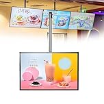 Ultra-Thin LED Advertising Light Box, Plug-in Advertising Frame Display, TV Light Box menu Display Board, for Restaurant Coffee Shops Wall Mounted Billboard