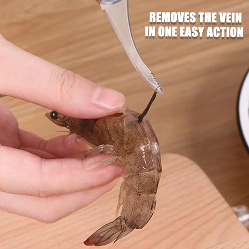 Vonty Wooden Handle Shrimp Deveiner