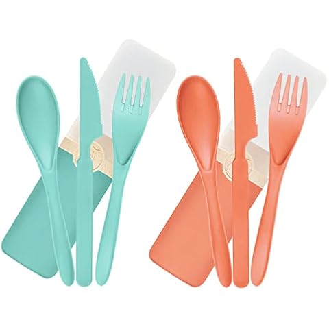 Besteck set, Camping-Besteck-Set, Bestehend aus Messer Cover