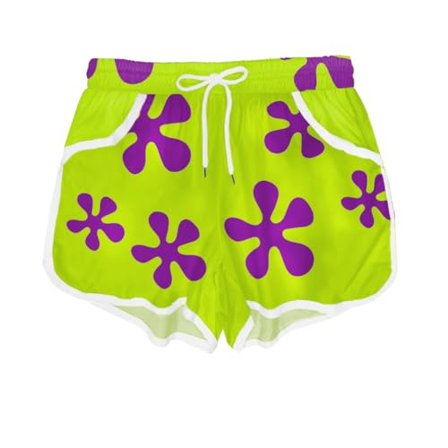 Image of Deerose Kids Hawaiian Swim Board Shorts Quick Dry Active Swim Trunk 5-14 Years