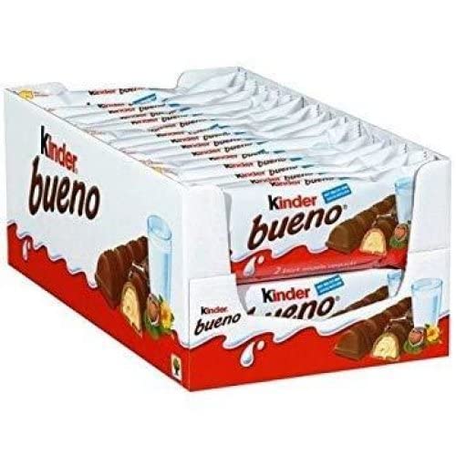 KINDER BUENO 2 BAR x 43g CHOCOLATE (24)