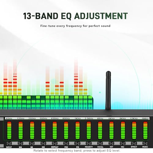 Image of Feedback Suppressor Preamp Preamplifier Karaoke Effector Digital Pre-stage Effector Anti-howling Audio Processor