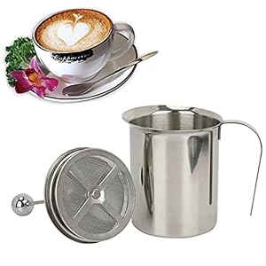 Handmatige Roestvrijstalen Melkopschuimer Handmatig Melkschuim Melkopschuimer Melkschuim Cappuccino 1 Set…