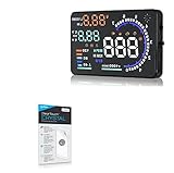 BoxWave Screen Protector Compatible with Arestech A8 HUD Display - ClearTouch Crystal (2-Pack), HD Film Skin - Shields from Scratches