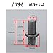 1pcs Industrial Iron Spring Hinge for Electric Cabinet Inner Door - Durable Welding Hinge(Door spindle-iron)