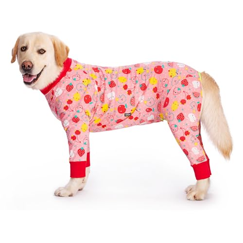 犬服 ドッグウェア パジャマ 四つの足を包む 犬の服 柔らかい ソフトコットン生地 防寒着 暖かい おしゃれ かわいい 室内用 小型犬 中型犬 大型犬 抜け毛対策 虫よけ対策 部屋着 秋 冬 部屋着 お出かけ お 散歩 MAIDEHAOA (レッド2,34