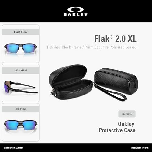 Image of Oakley Flak 2.0 XL OO9188 Rectangle Sunglasses for Men for Women