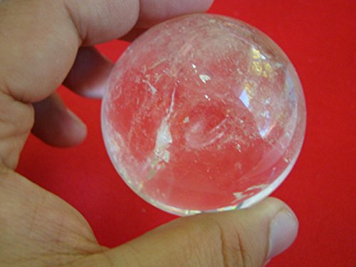 Flo6602 Clear Quartz Large Sphere Inclusions