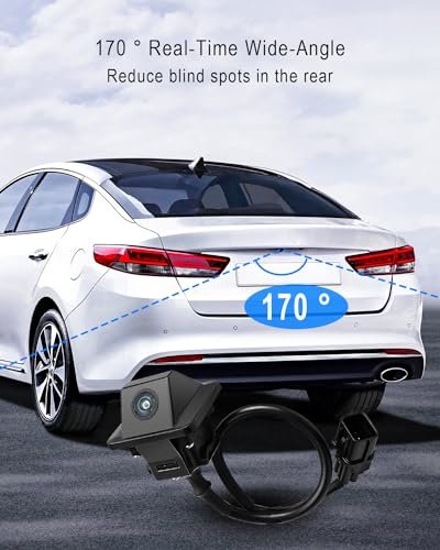 Image of HD 1080P Rear View Backup Reverse Camera Replace 95760-2T650 Fit for Kia Optima 2014 2015 Hybrid 2014-2016, IP68 Waterproof 170Wide Angle